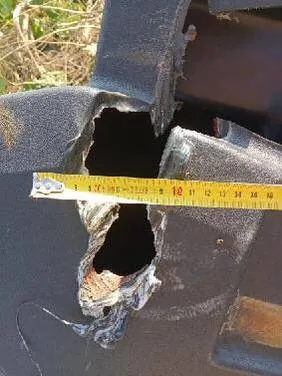 Zdjęcie 11 z naprawy — Naprawa zbiornika paliwa Fendt 900 Vario — Kleparz