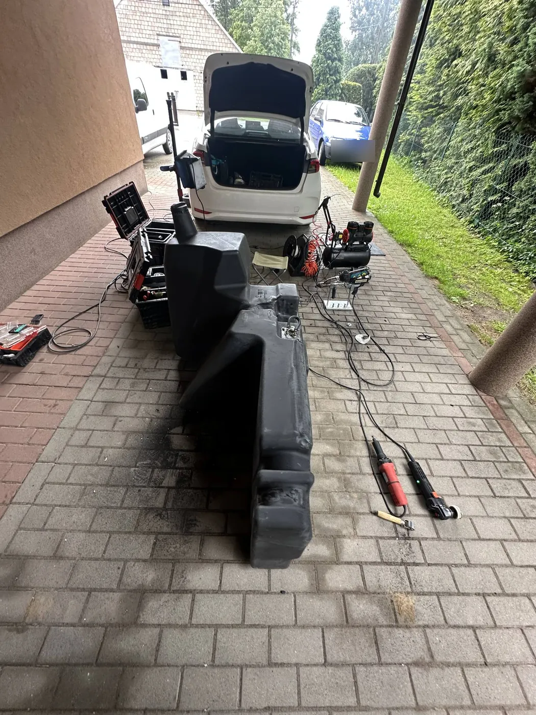 Zdjęcie 13 z naprawy — Naprawa zbiornika paliwa John Deere 6930 Premium — Dudki