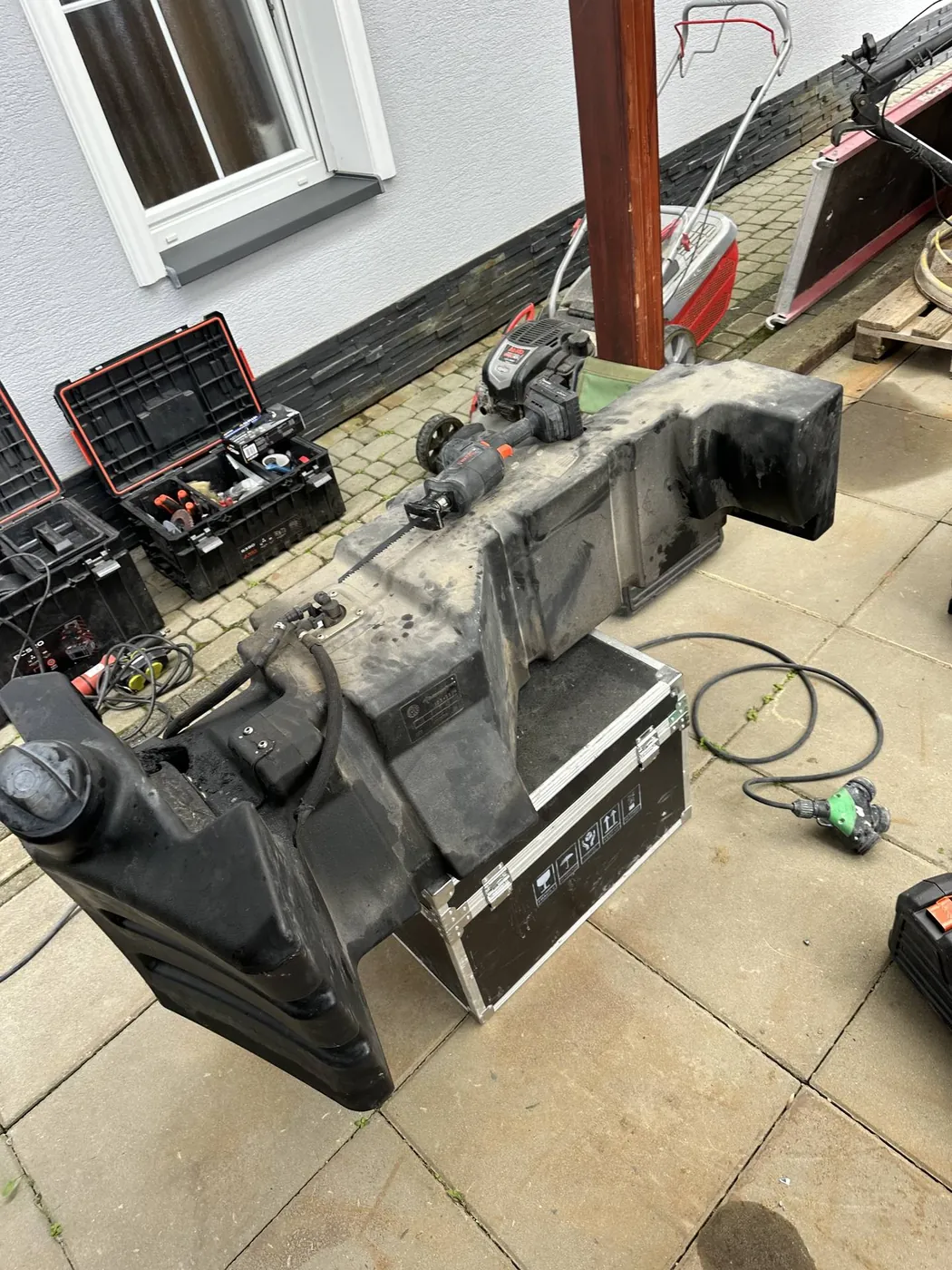 Zdjęcie 6 z naprawy — Naprawa zbiornika paliwa Massey Ferguson — Podwilk