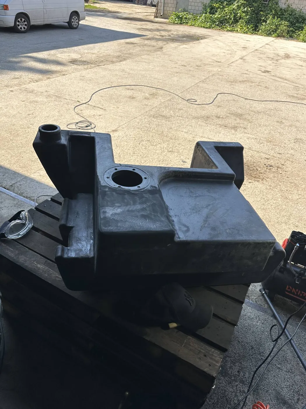 Zdjęcie 11 z naprawy — Naprawa zbiornika paliwa JCB 530-70 — Stary Janin