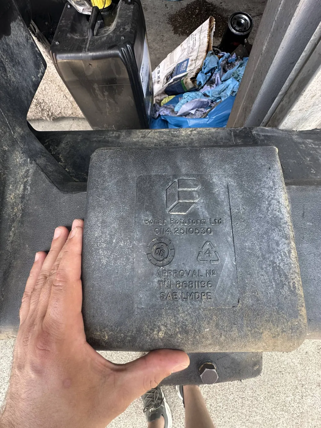 Zdjęcie 5 z naprawy — Naprawa zbiornika paliwa JCB 530-70 — Stary Janin