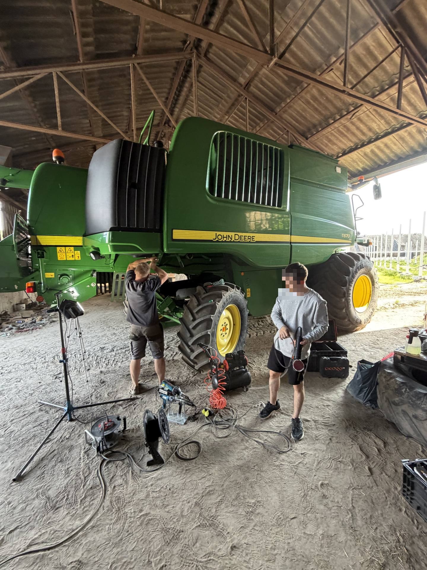 Zbiornik paliwa — John Deere 9640