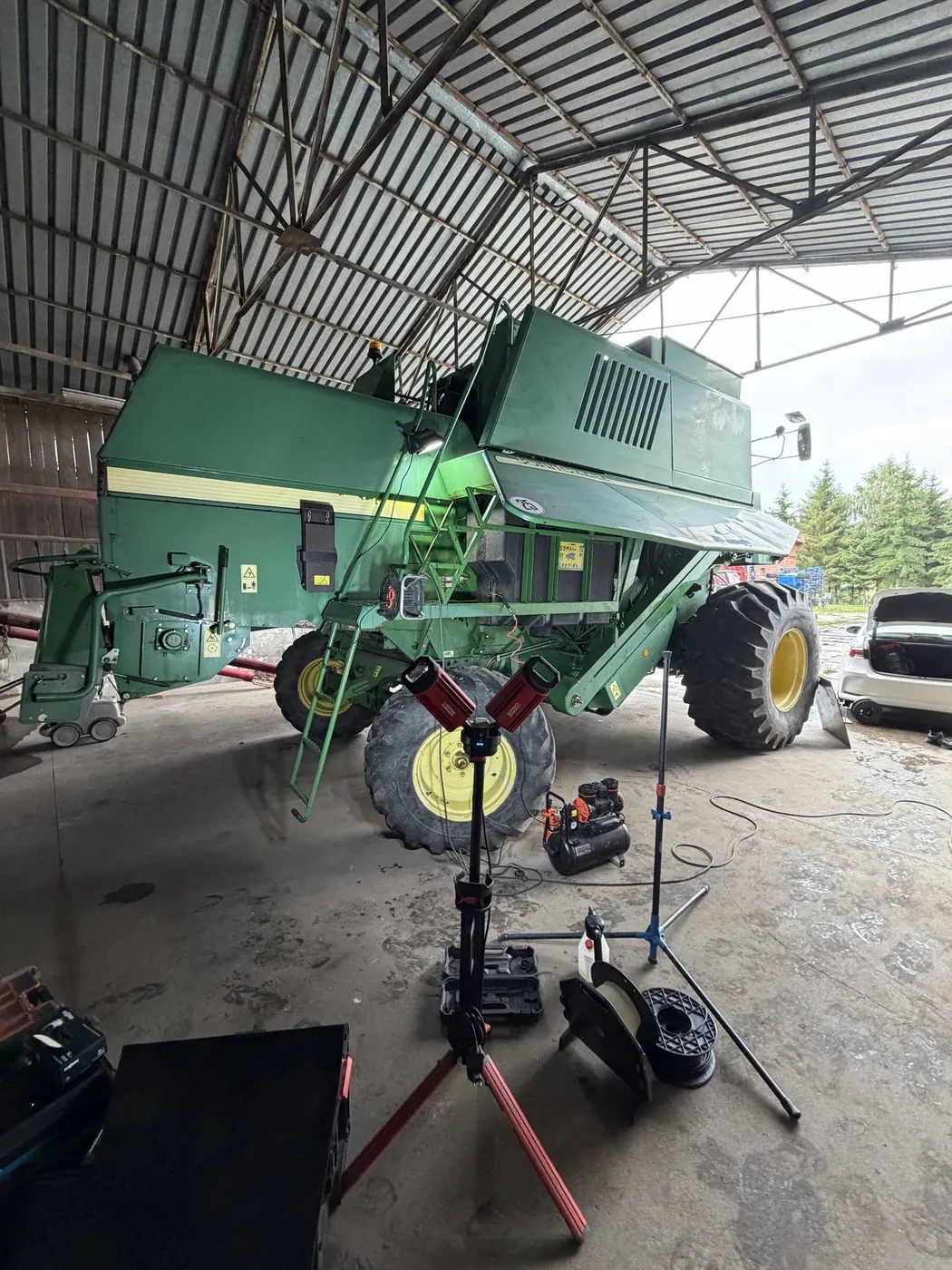 Zdjęcie 6 z naprawy — Naprawa zbiornika paliwa John Deere 1550 — Wiklewo
