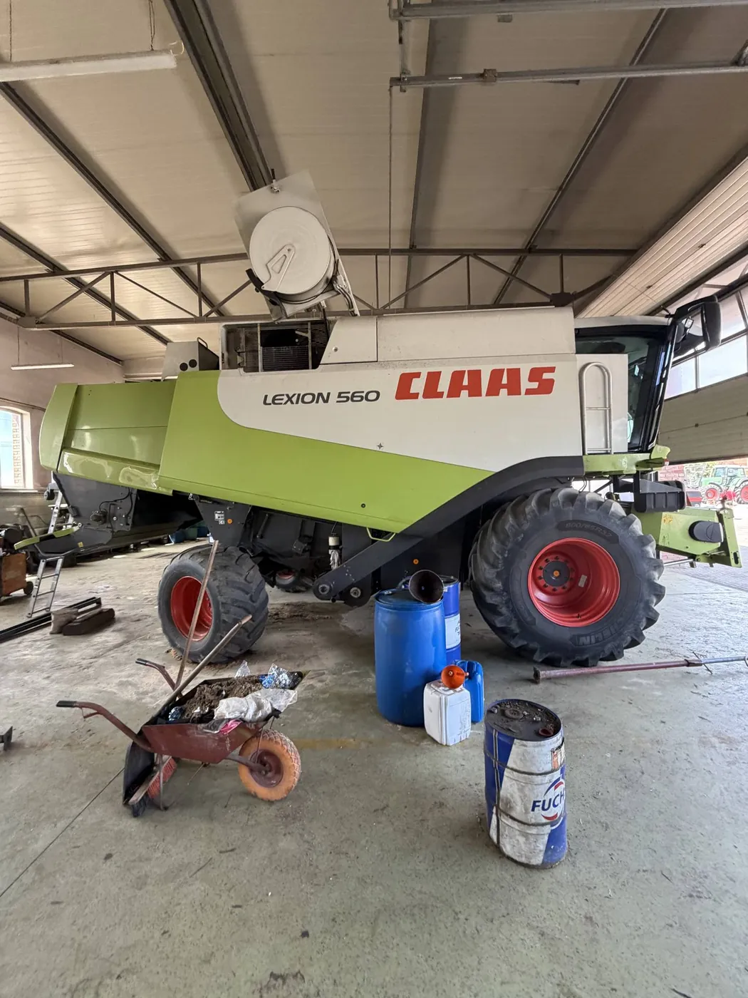Zbiornik paliwa — Claas Lexion 560
