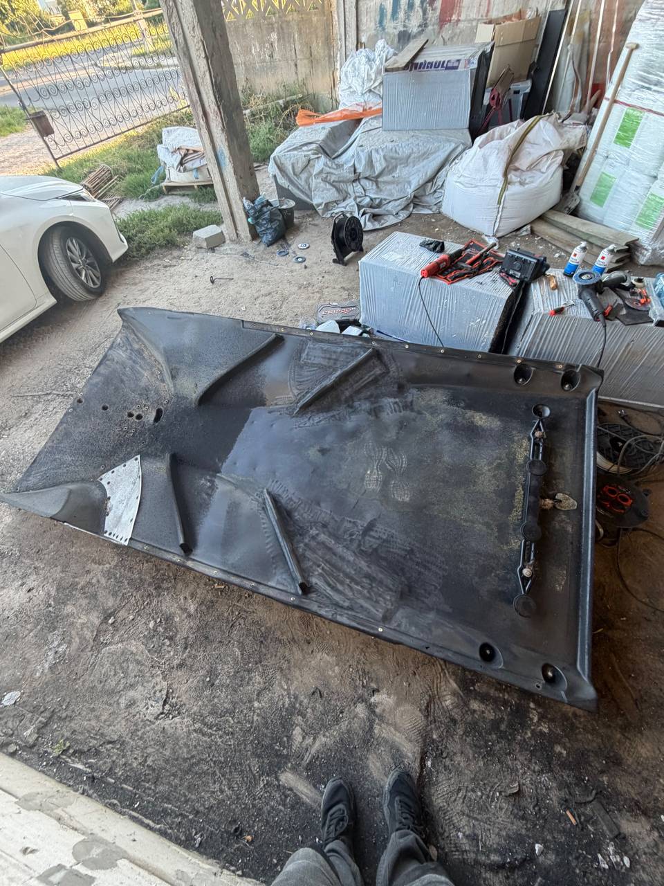 Zdjęcie 25 z naprawy — Naprawa podłogi zsypowej kombajnu Massey Ferguson Ideal 7 — Bielica