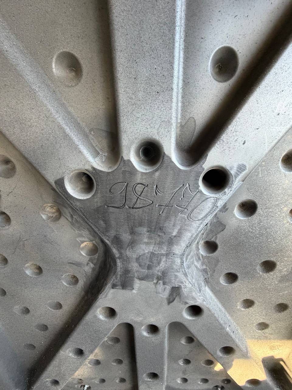 Zdjęcie 42 z naprawy — Naprawa podłogi zsypowej kombajnu Massey Ferguson Ideal 7 — Bielica