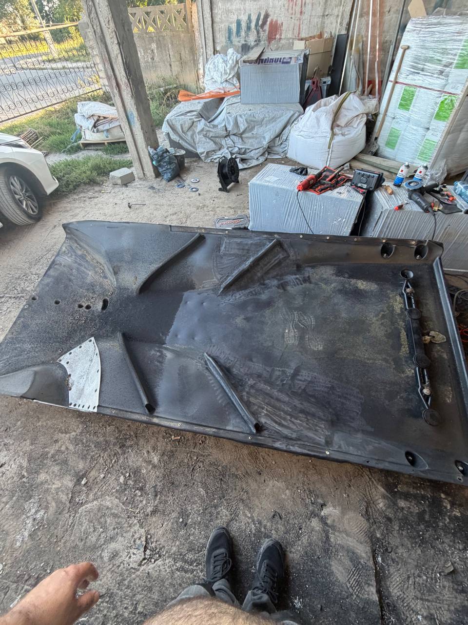 Zdjęcie 26 z naprawy — Naprawa podłogi zsypowej kombajnu Massey Ferguson Ideal 7 — Bielica