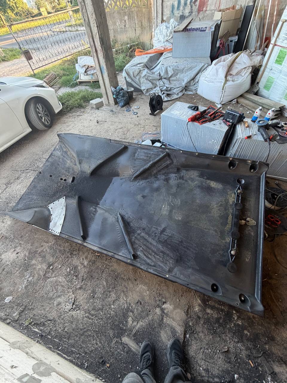 Zdjęcie 24 z naprawy — Naprawa podłogi zsypowej kombajnu Massey Ferguson Ideal 7 — Bielica