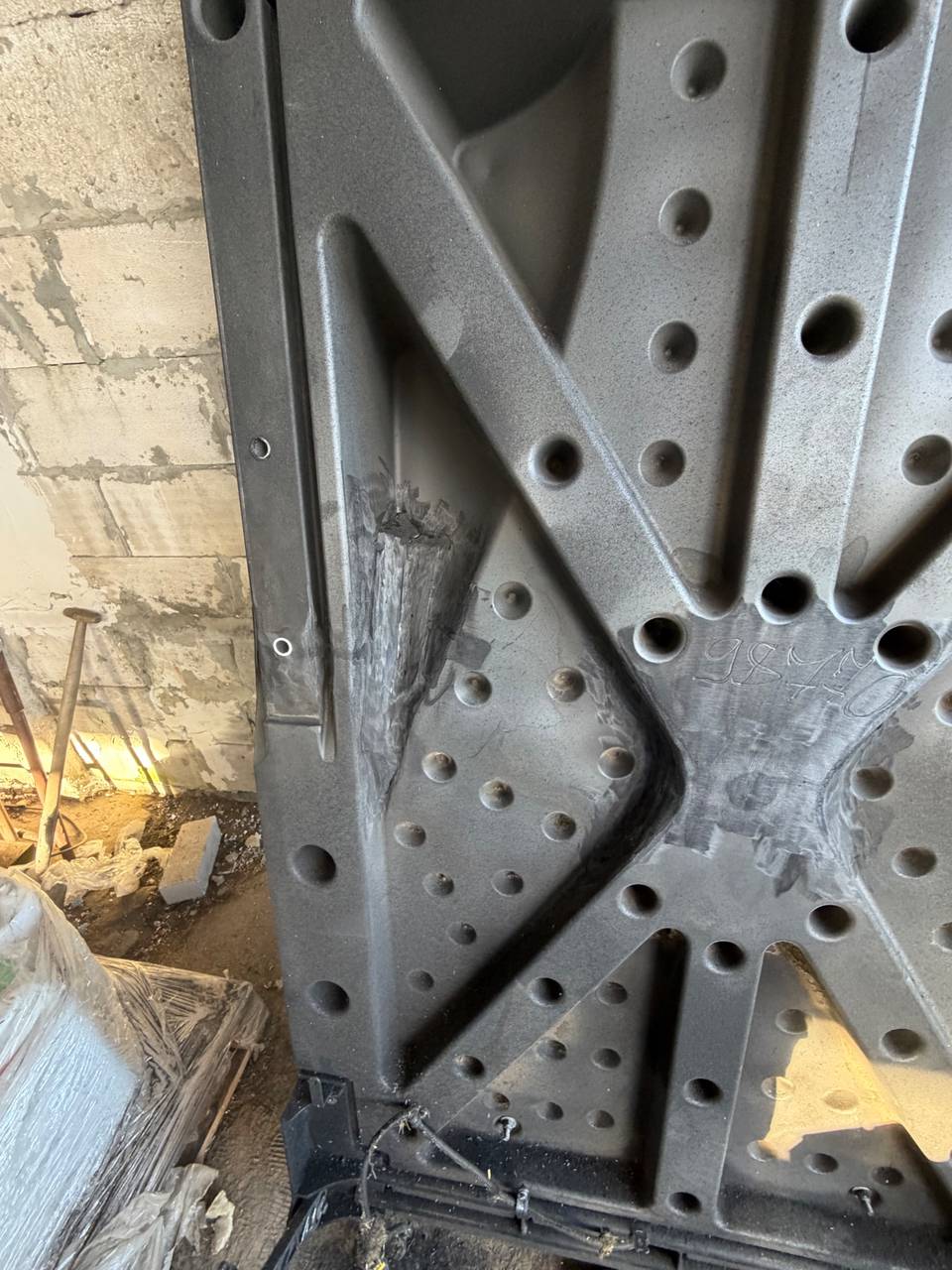 Zdjęcie 41 z naprawy — Naprawa podłogi zsypowej kombajnu Massey Ferguson Ideal 7 — Bielica