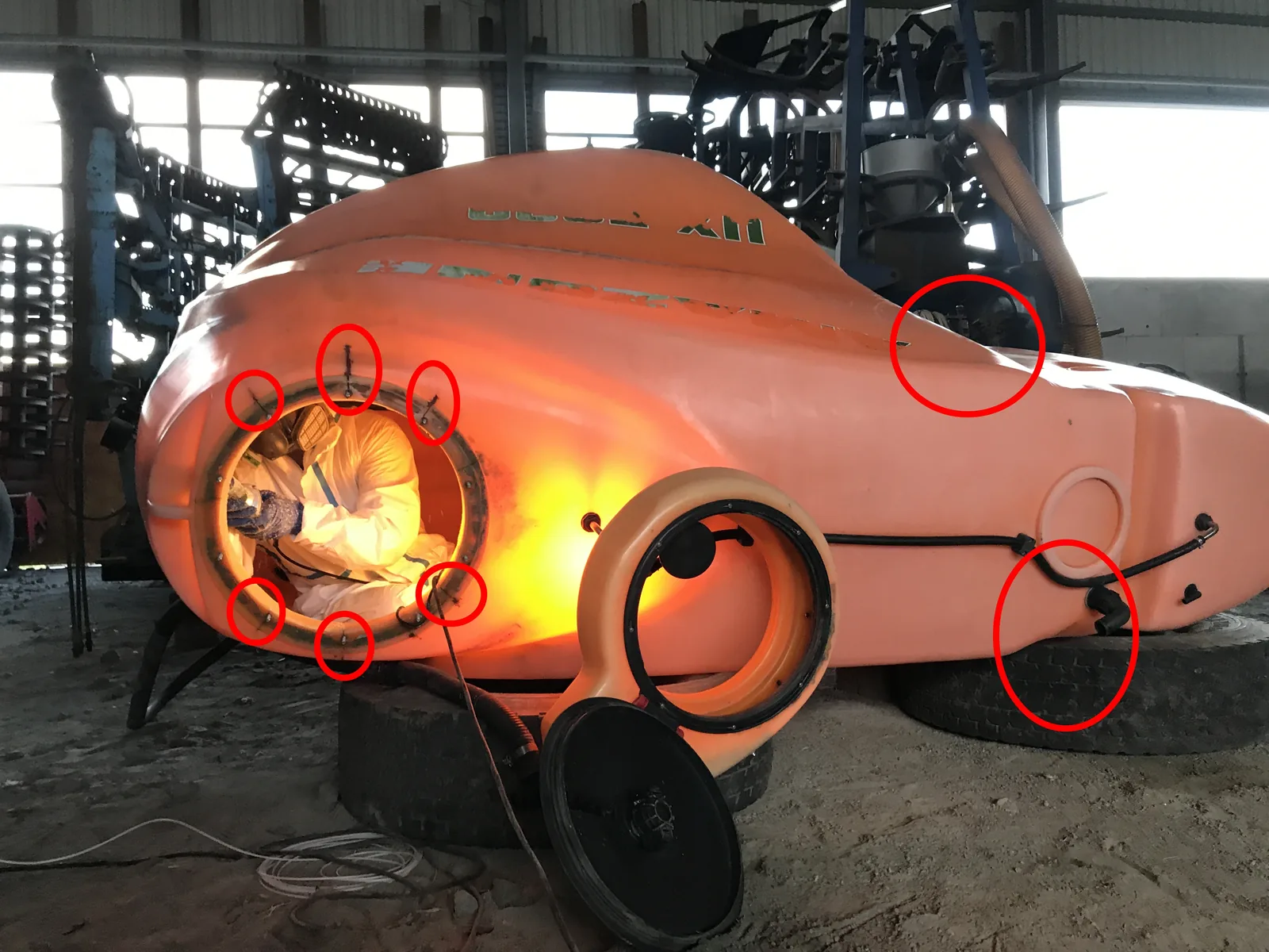 Zmodernizowany zbiornik opryskiwacza Amazone — efekt końcowy
